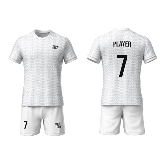 Custom Soccer Uniform - Chevron Pattern - Personalized Kit