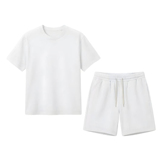 Custom Girls Shorts & Tee Set - Solid Color Personalized Kit
