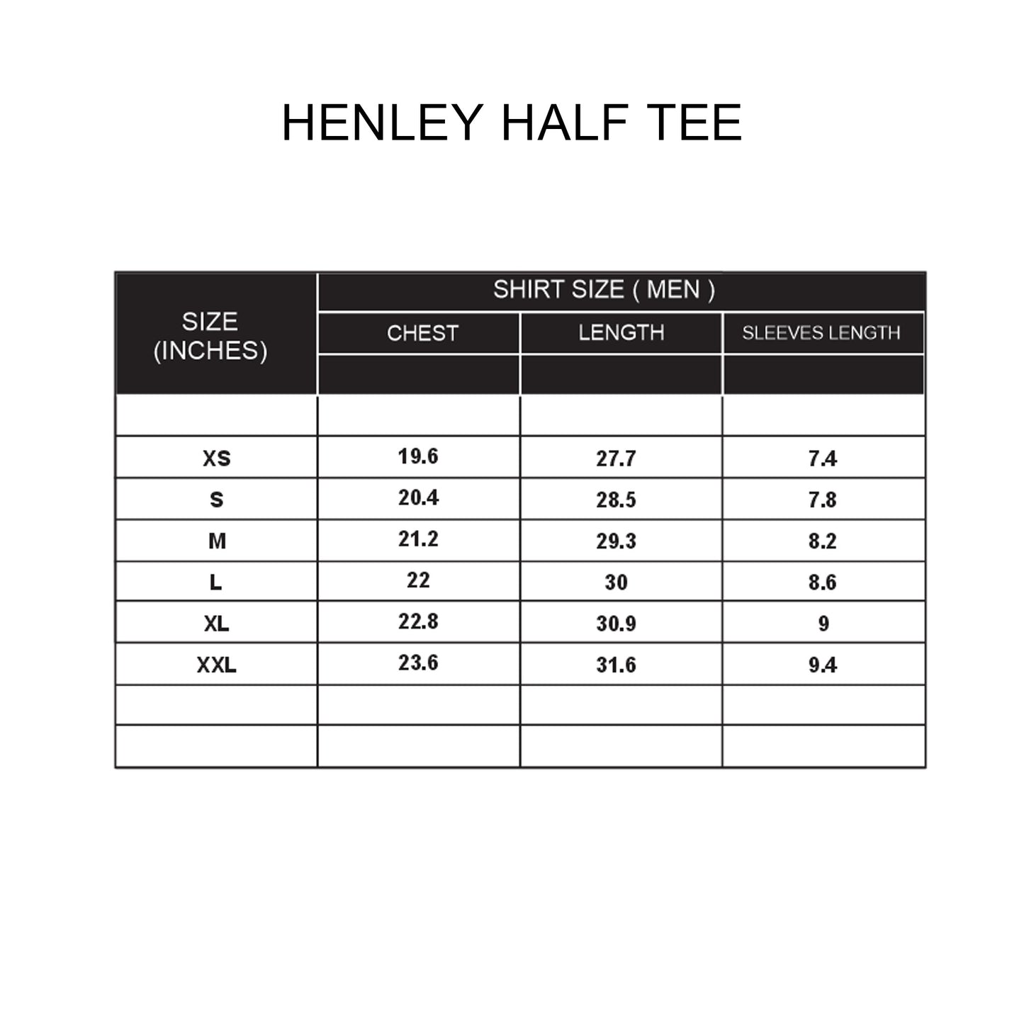 Custom Men Henley Half Sleeves - Solid Personalized Top