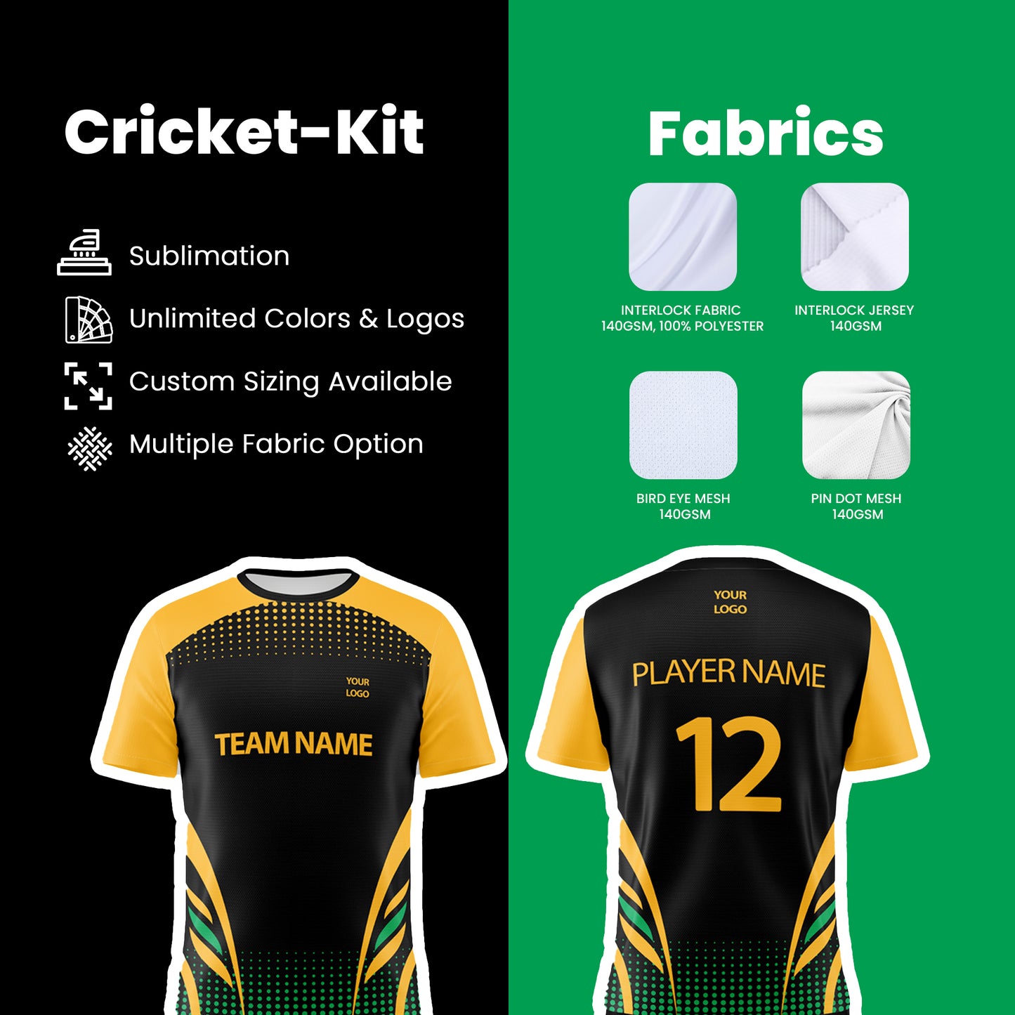 Customizable Cricket Uniform