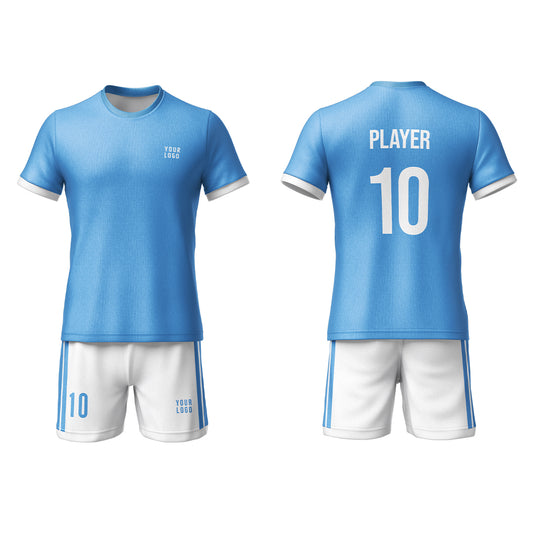 Custom Soccer Uniform – Solid Design – Personalized Kit