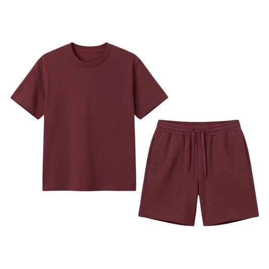 Custom Men Co-ord Set - Solid Design - Personalized Outfit