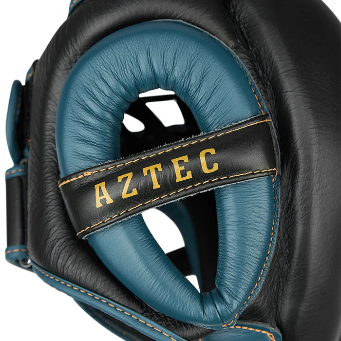 Boxing Helmet AZTEC-Black/Blue