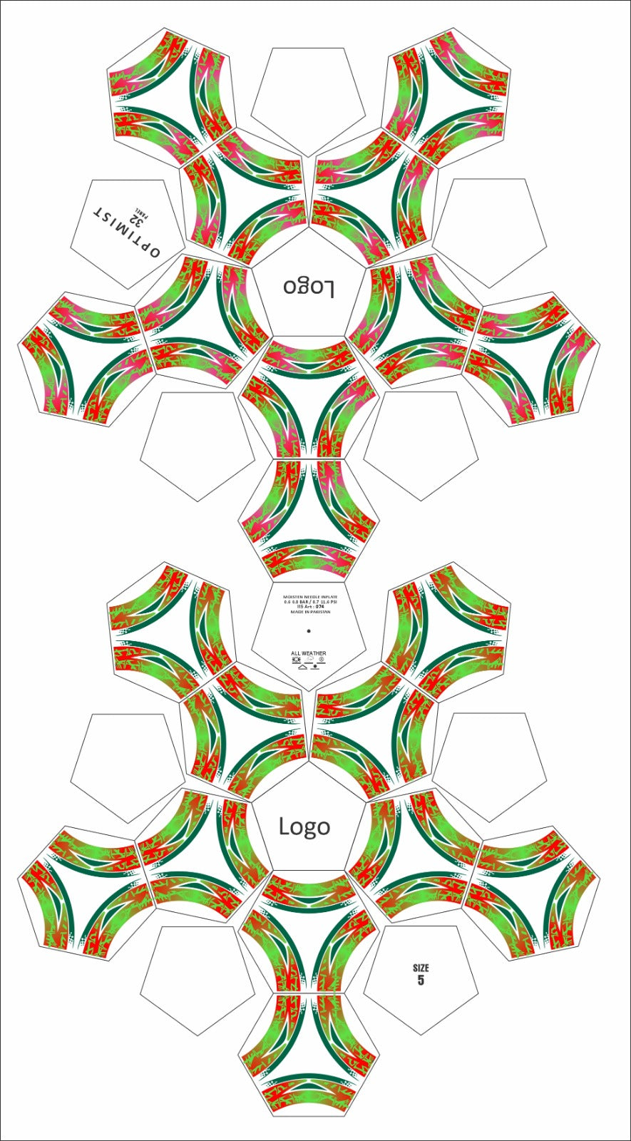 Customizable Training Soccer Ball