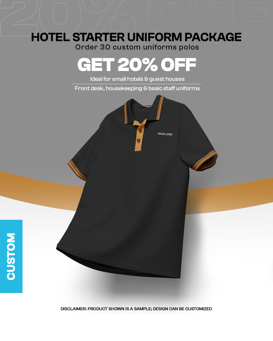 Hotel Starter Uniform Package Polos