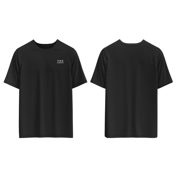 Casual T-Shirt Mockup - Custom Black