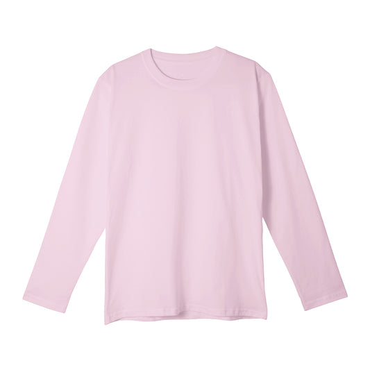 Custom Women Tee Full Sleeve Solid Design - Personalized Tee