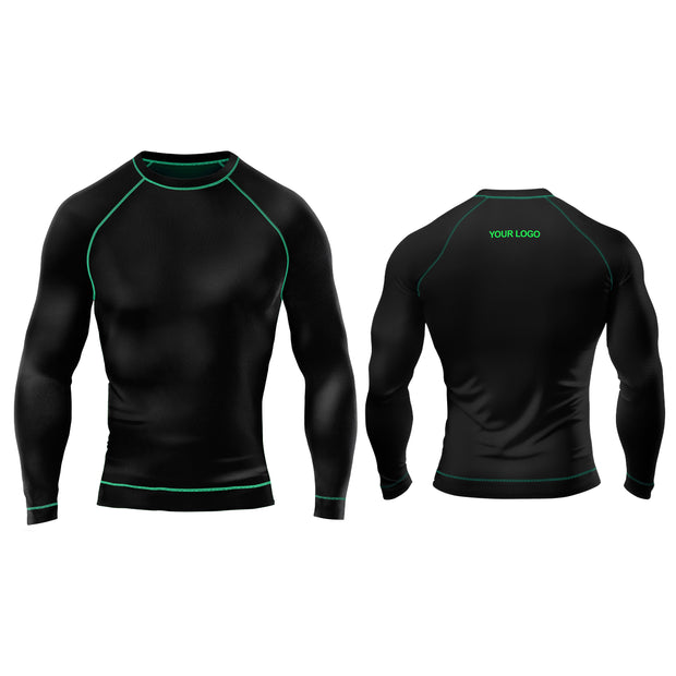 Rash Guard T-Shirts – Accents Custom Logo & Team Colors