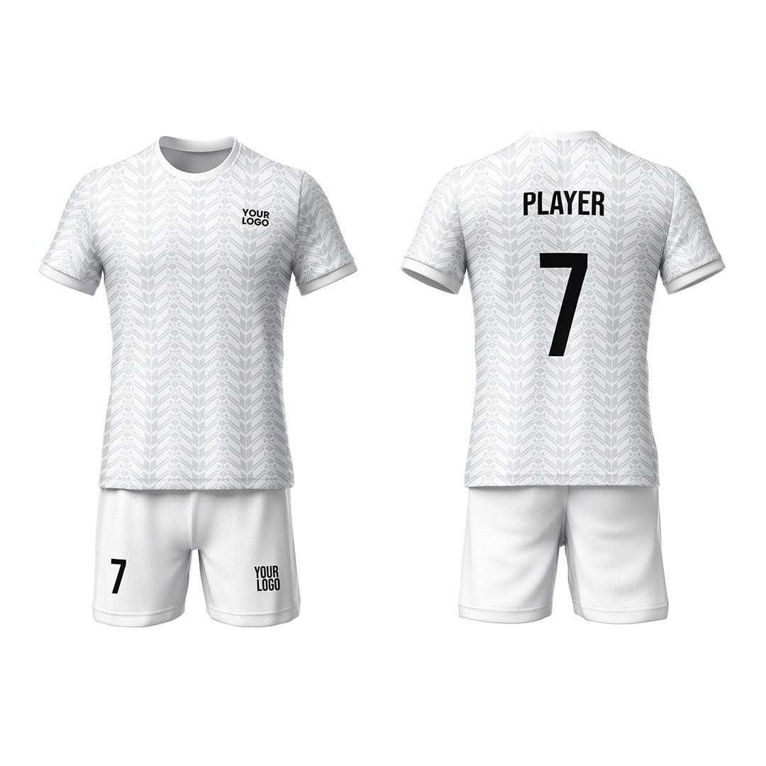 Custom Soccer Uniform - Chevron Pattern - Personalized Kit