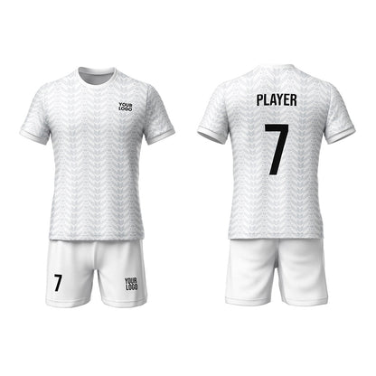 Custom Soccer Uniform - Chevron Pattern - Personalized Kit