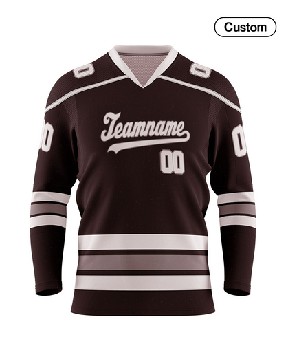 Custom Ice Hockey Jersey - Two-Color Accent – Personalized Teamwear
