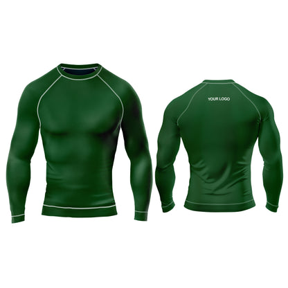 Custom Rash Guard – Solid Color Design – Personalized Gear