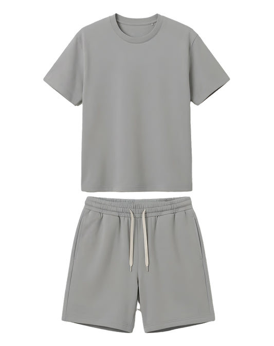 Custom Girls Shorts & Tee Set - Solid Color Personalized Kit