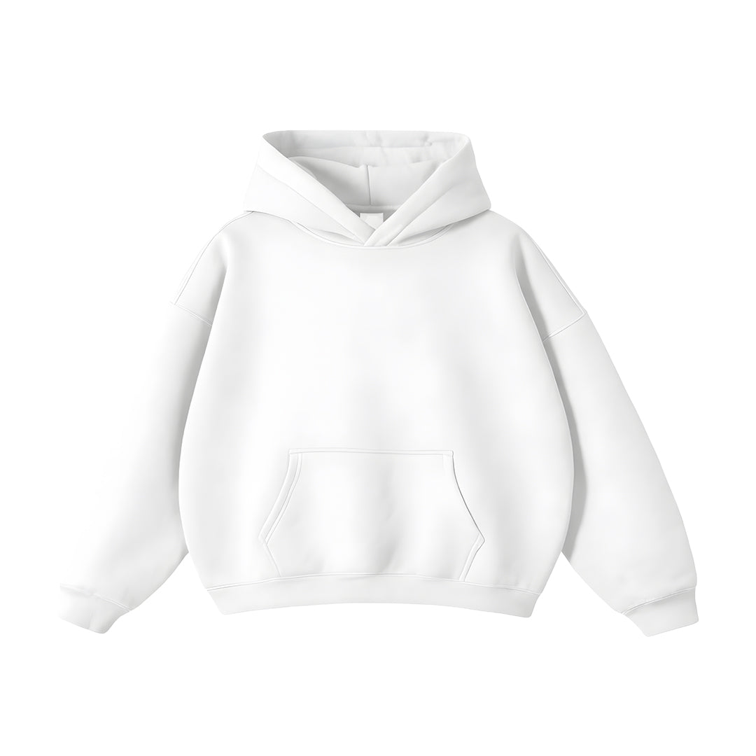 Custom Men Oversized Hoodie - Personalized Solid Pullover