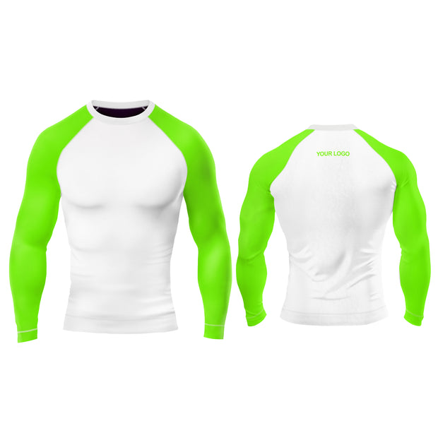 Rash Guard T-Shirts – Raglan Custom Logo & Team Colors