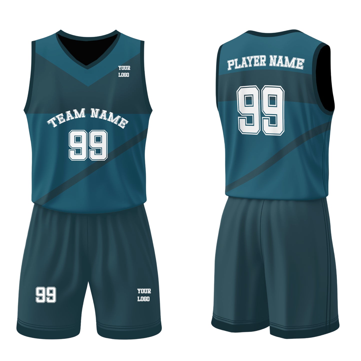Custom Basketball Uniform - Pattern Design - Personalized Uniform