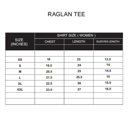 Custom Women Raglan Half Sleeves - Solid Personalized Tee