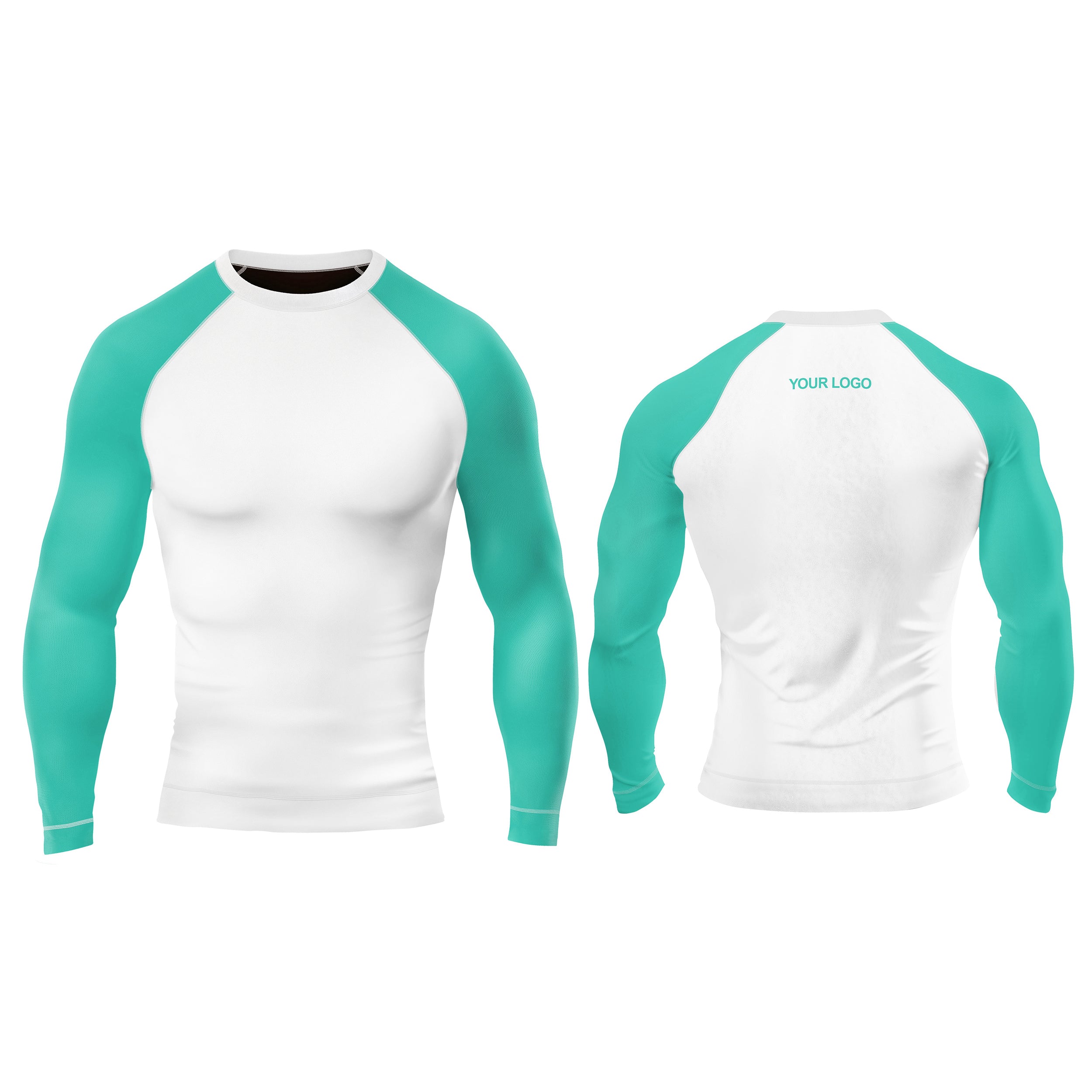 Rash Guard T-Shirts – Raglan Custom Logo & Team Colors