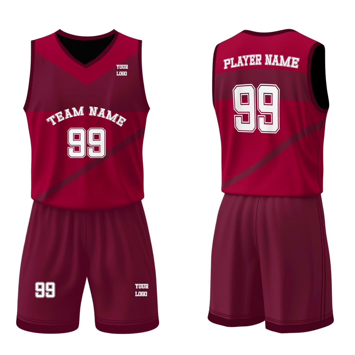 Custom Basketball Uniform - Pattern Design - Personalized Uniform