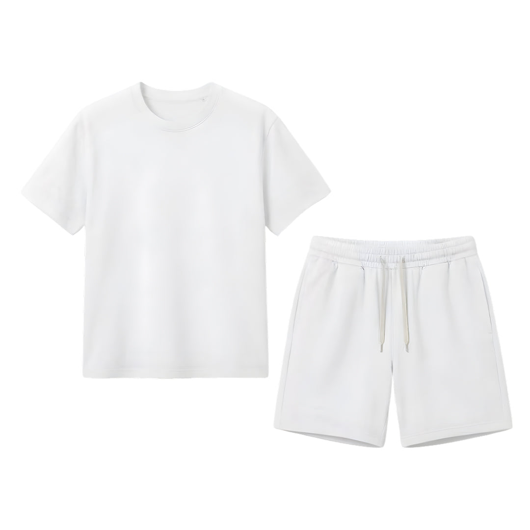 Custom Boys Shorts & Tee Set - Solid Design Personalized Kit