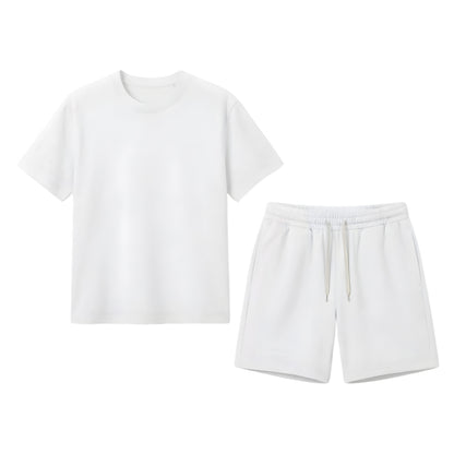 Custom Boys Shorts & Tee Set - Solid Color - Personalized Kit