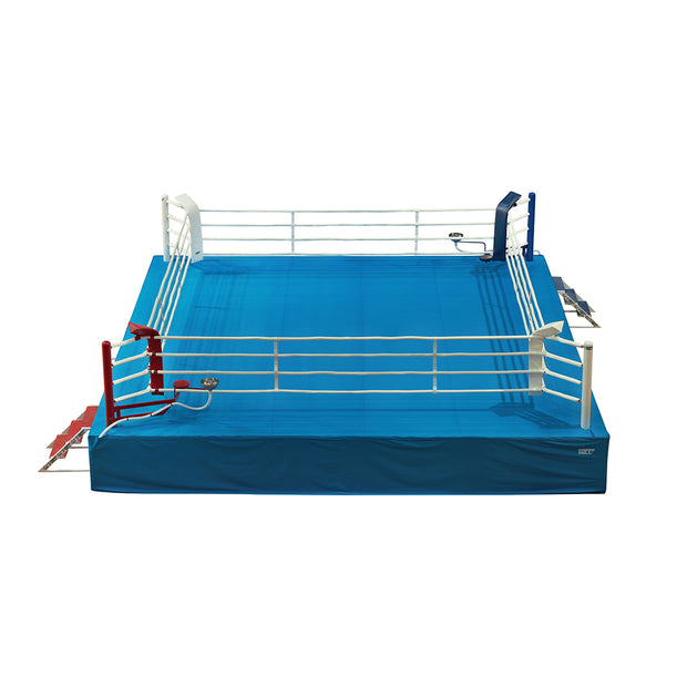 AIBA Approved Boxing Ring – RRP Model with High-Quality Steel Pipes and Wooden Platform