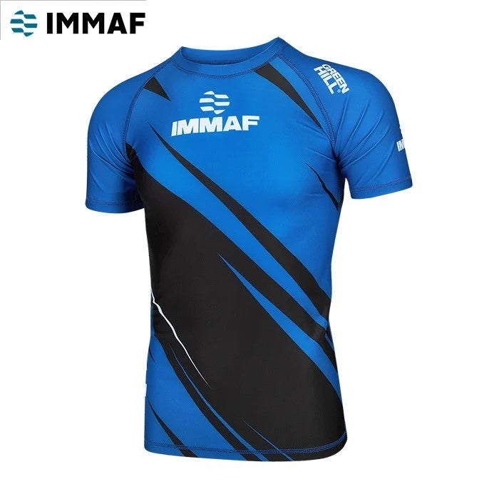 IMMAF Approved MMA Rash Guard – Top-Quality Elasticated Lycra Polyester for High-Performance Training