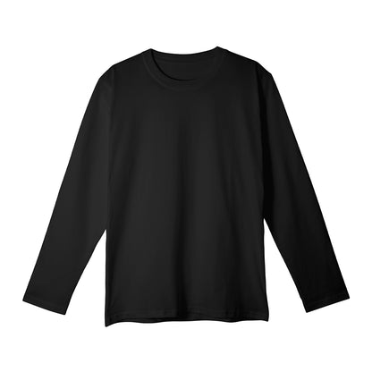 Custom Girls Full Sleeve Tee - Solid Design Personalized Top