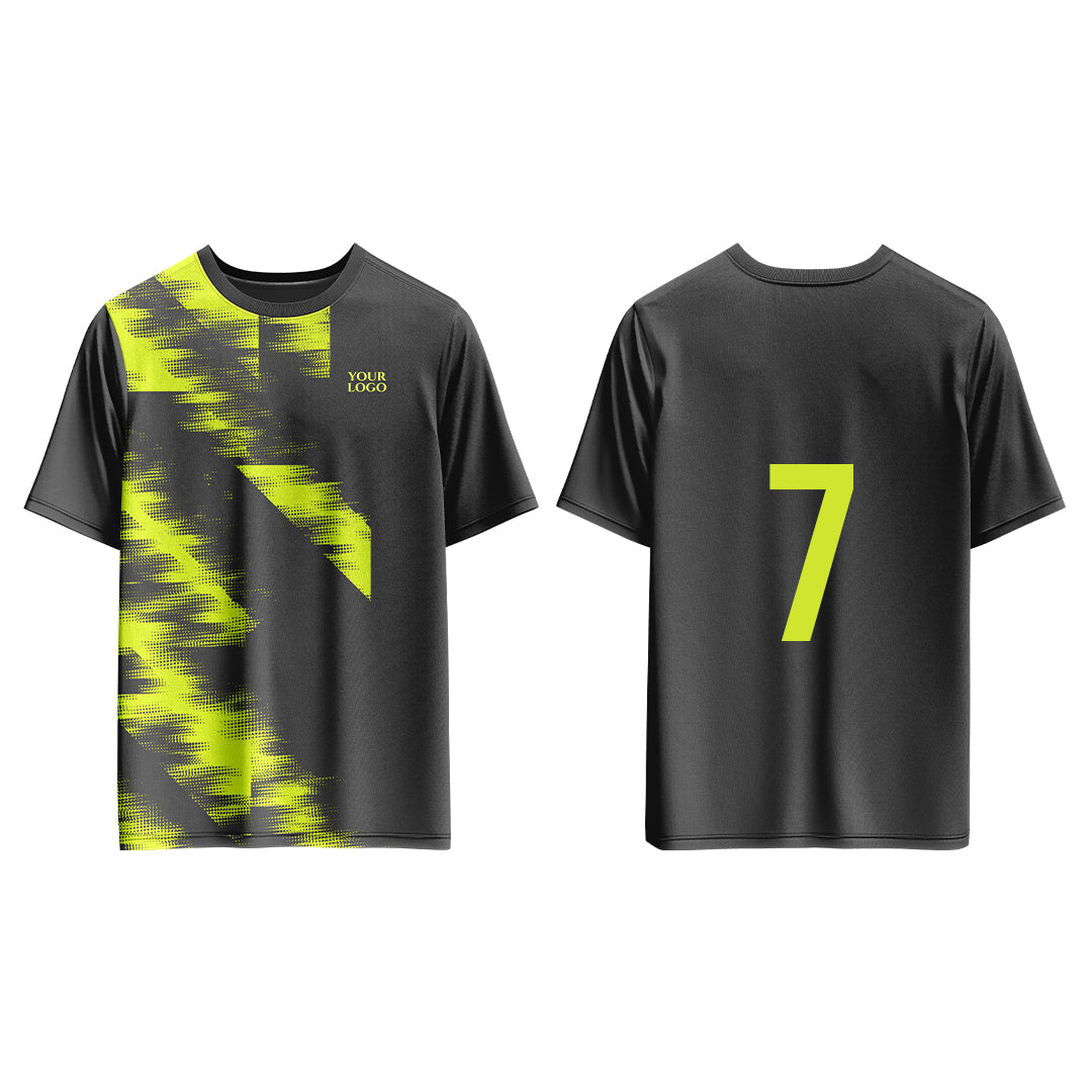 Soccer Training T-Shirts– Abstract Custom Logos & Team Colors