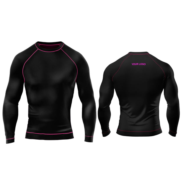 Rash Guard T-Shirts – Accents Custom Logo & Team Colors