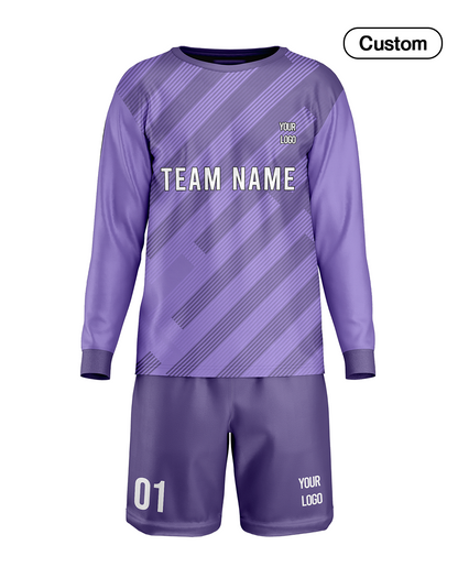 Custom Soccer Goalkeeper Uniform - Diagonal Stripe - Personalized