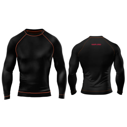 Custom Rash Guard – Solid Color Design – Personalized Gear