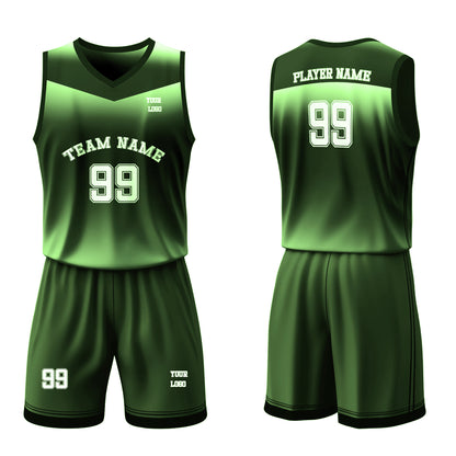 Custom Basketball Uniform - Gradient Design - Personalized Uniform