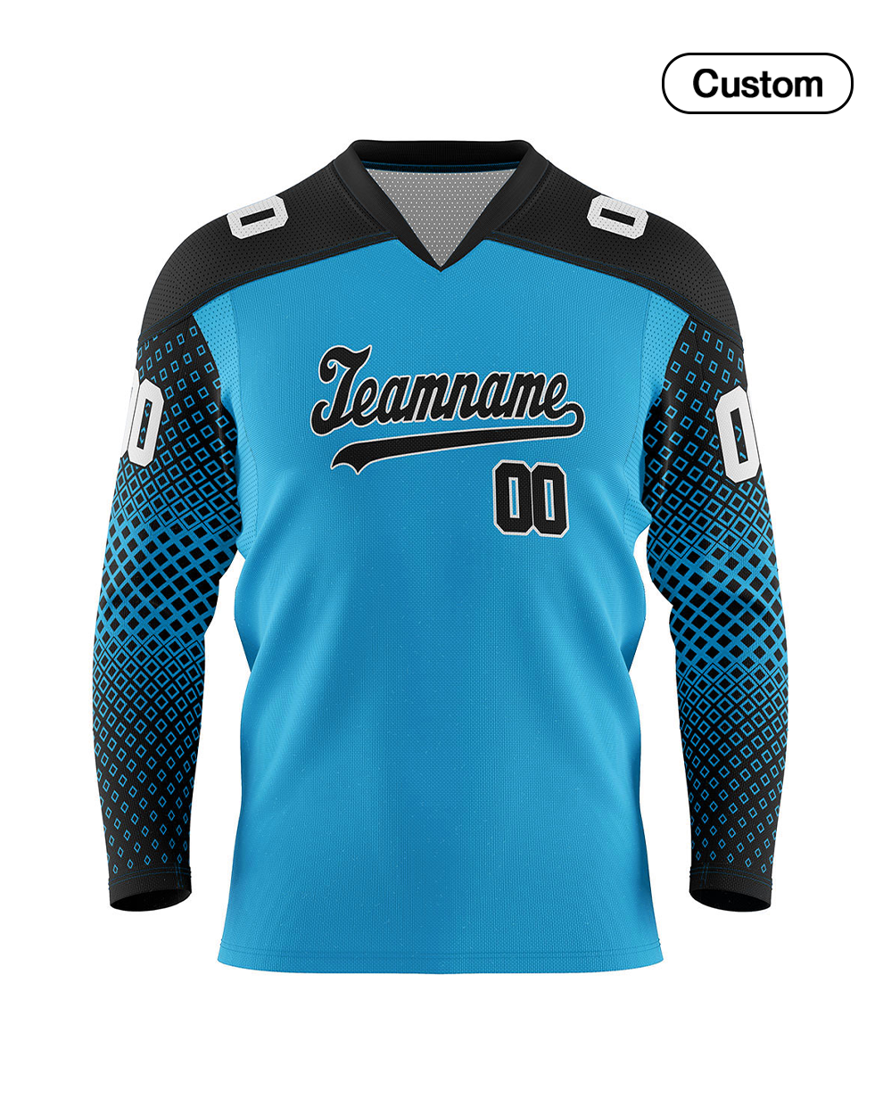 Custom Ice Hockey Jersey - Solid Color Panel – Personalized Kit