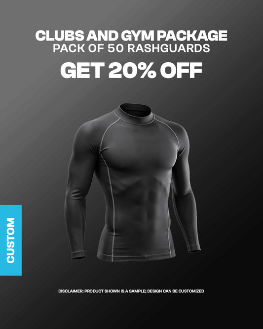 Pack of 50 Rash Guards - Sportswear Package