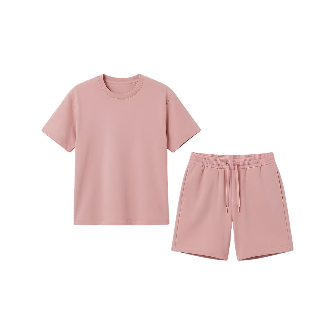 Custom Girls Shorts & Tee Set - Solid Color - Personalized Kit