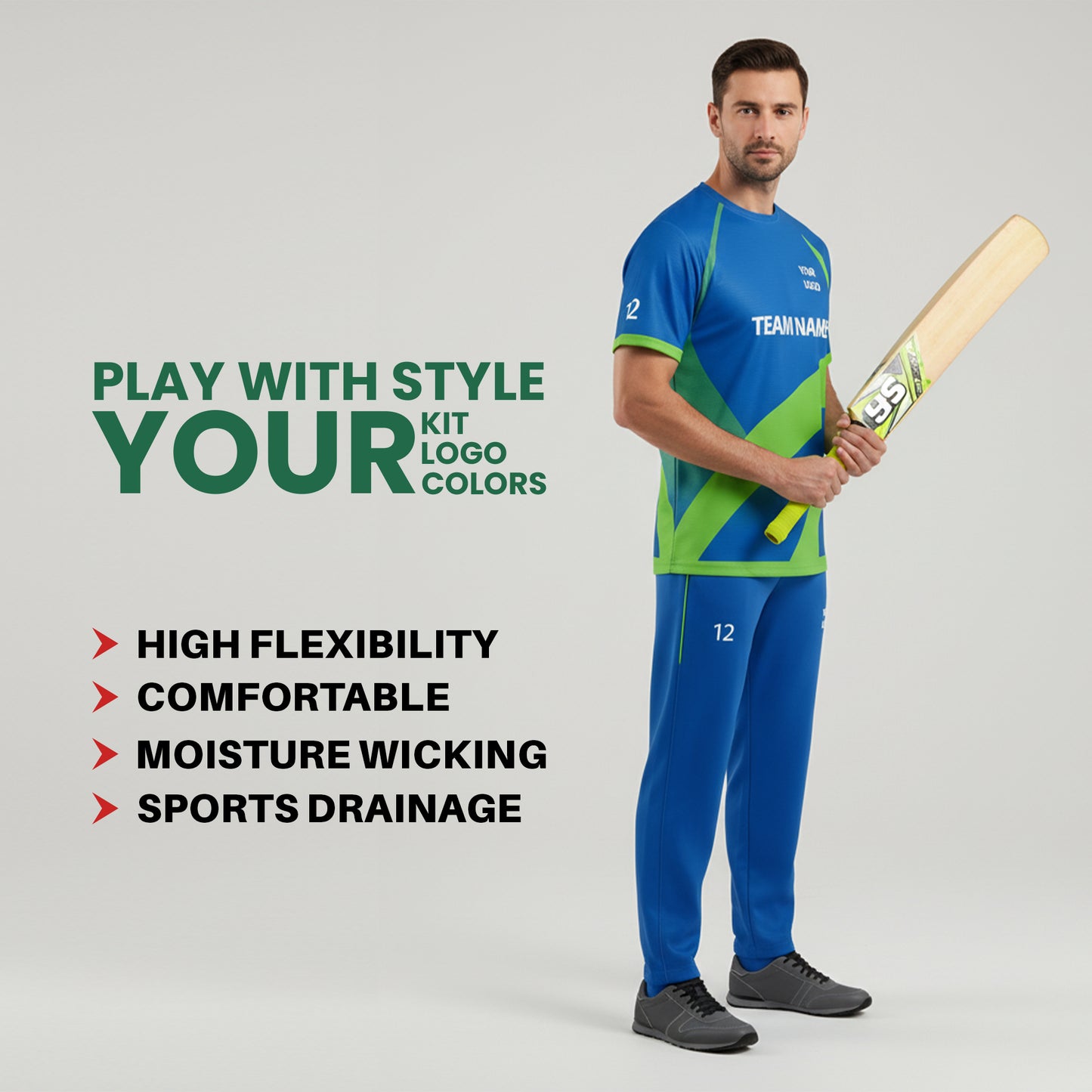 Customizable Cricket Uniform