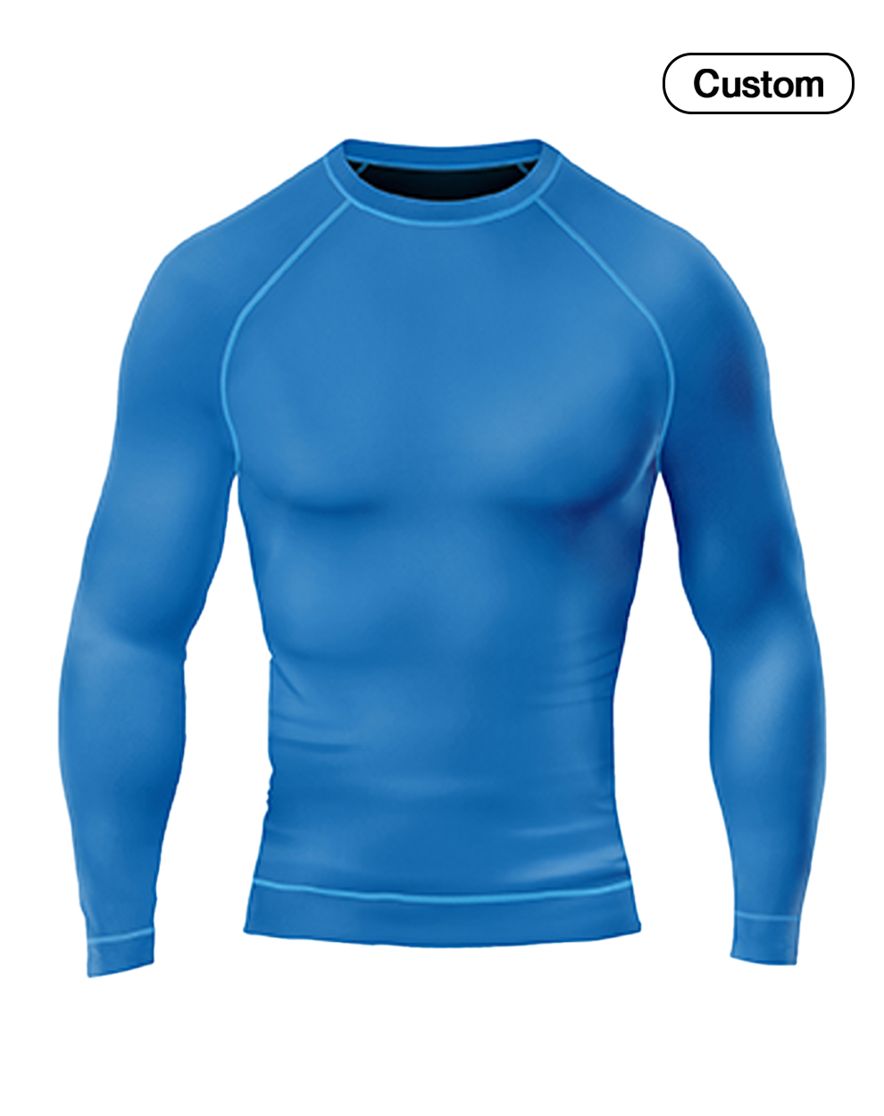 Custom Rash Guard – Solid Color Design – Personalized Gear