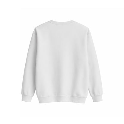 Custom Girls Sweatshirt - Solid Design Personalized Crewneck