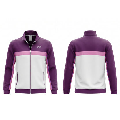 Custom Zip-Up Jacket - Three-Tone Raglan - Personalized