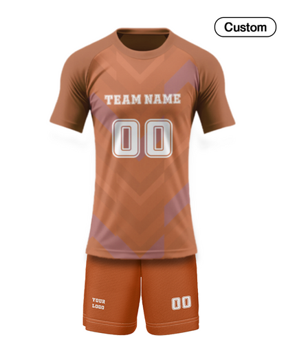 Custom Volleyball Uniform – Abstract Design – Personalized Teamwear