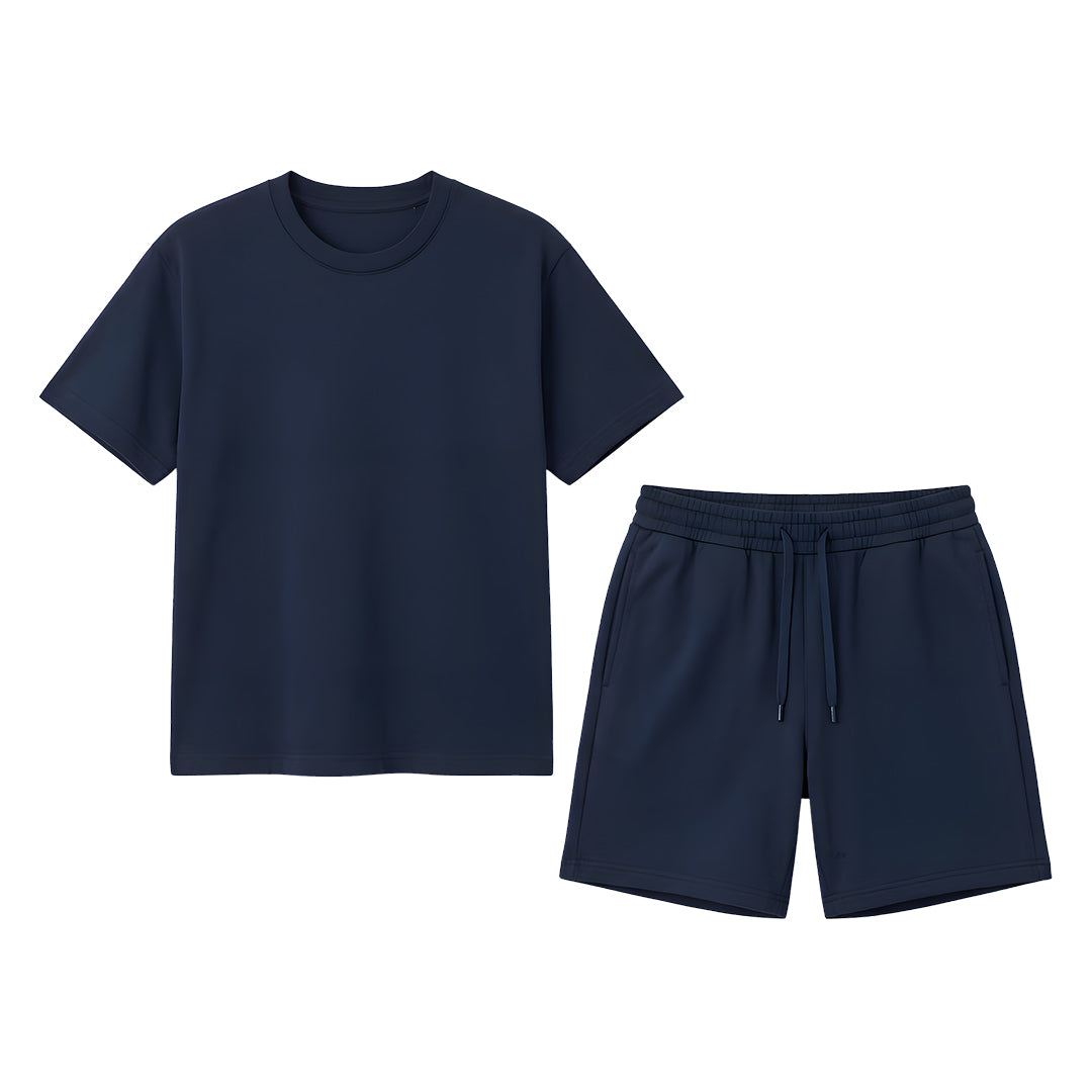 Custom Girls Shorts & Tee Set - Solid Color Personalized Kit