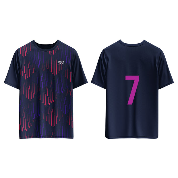 Soccer Training T-Shirts– Geometric Custom Logos & Team Colors