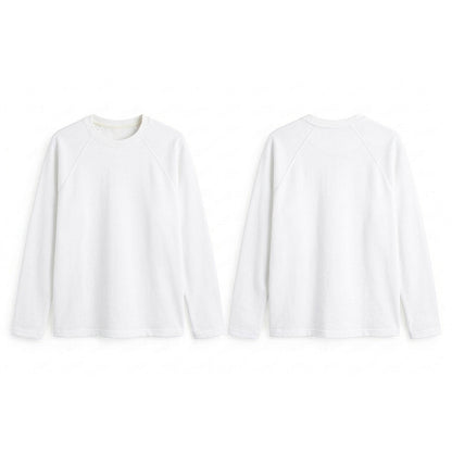 Custom Women Raglan Full Sleeves - Solid Personalized Tee