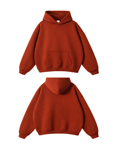 Custom Women Oversized Hoodie - Personalized Solid Pullover