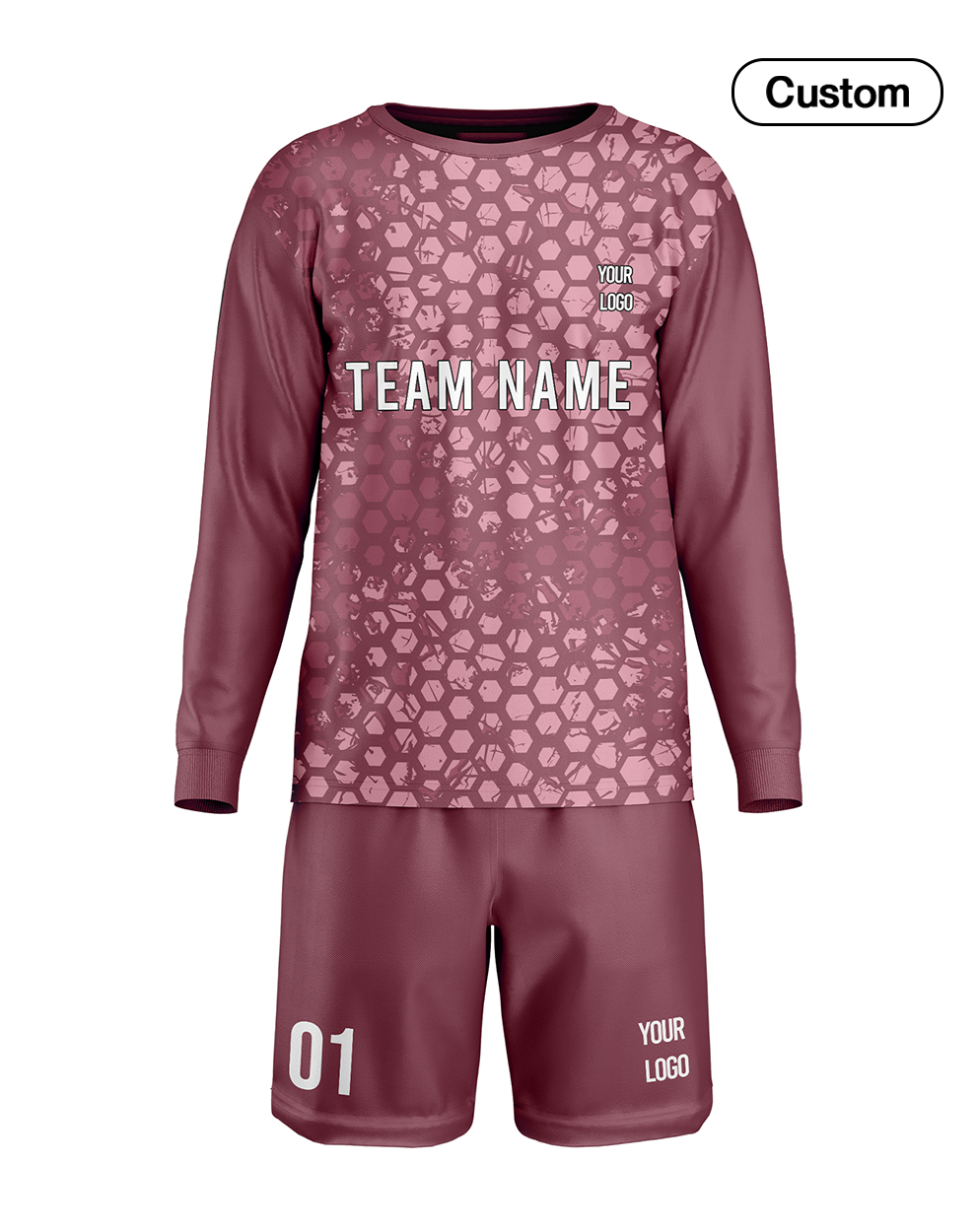 Customizable Soccer Goalkeeper Uniform