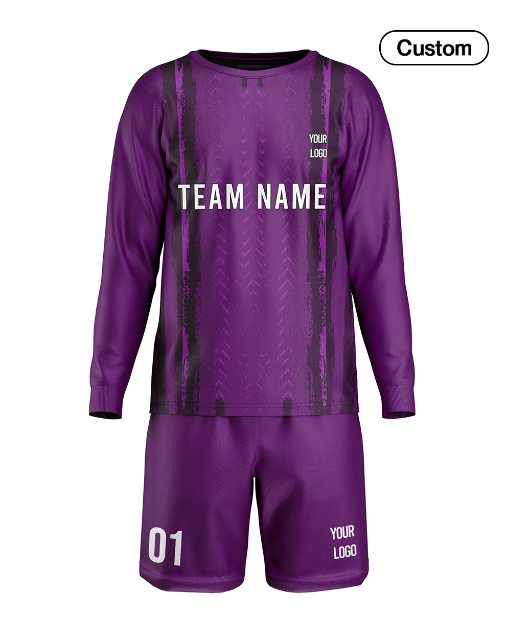 Custom Soccer Goalkeeper Uniform - Tyre Design Personalized