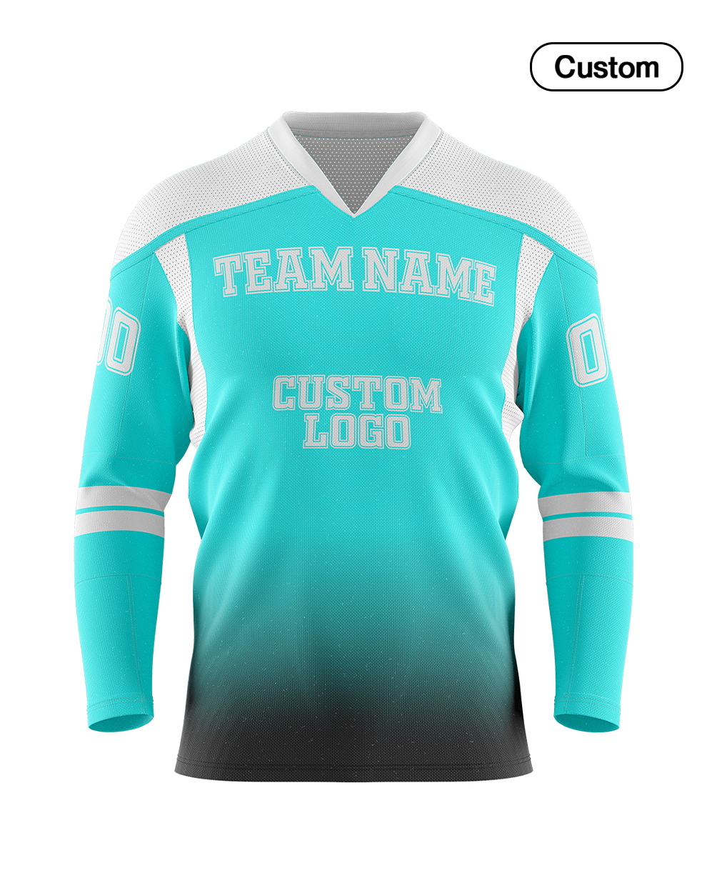 Custom Ice Hockey Jersey - Two-Tone Design - Personalized Teamwear