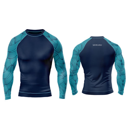 Custom Rash Guard - Multi-Pattern Abstract - Personalized Gear