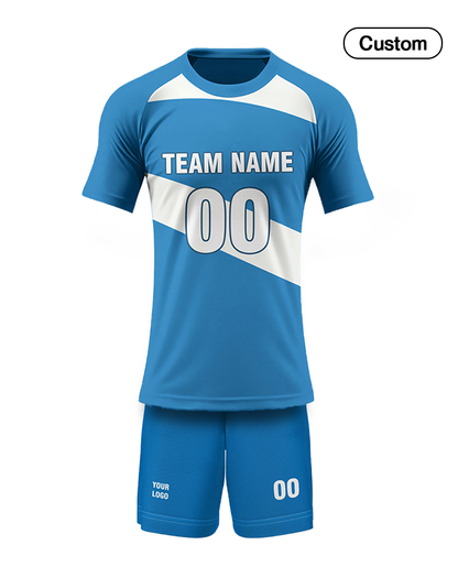 Custom Volleyball Uniform - White Panel Design - Personalized Kit